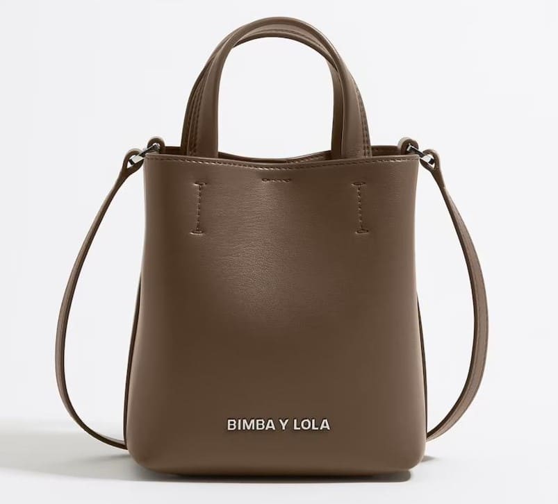 Bolso de mano Bimba y Lola mini con cierre de cremallera