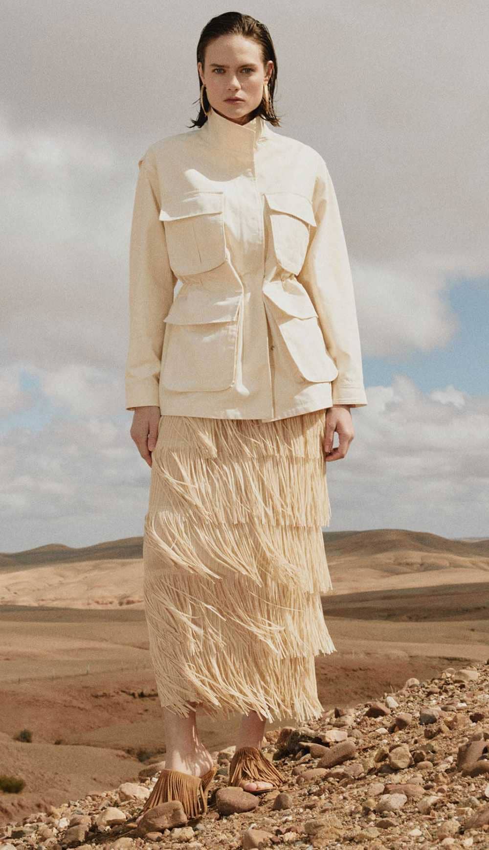 Chaqueta Sahariana cruda de Sfera