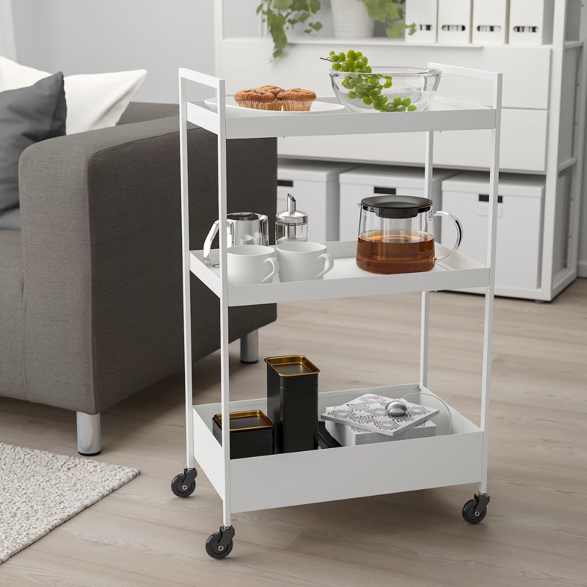 Carrito de la serie NISSAFORS de Ikea