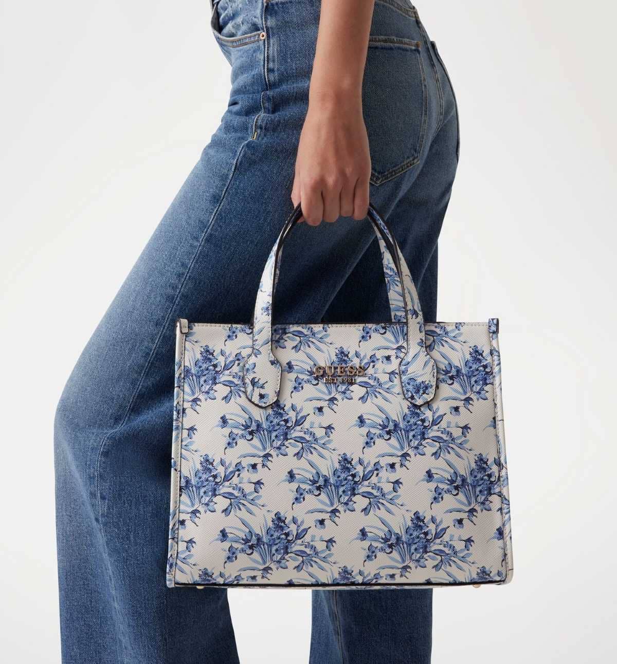 Bolso de mano Silvana floral de Guess