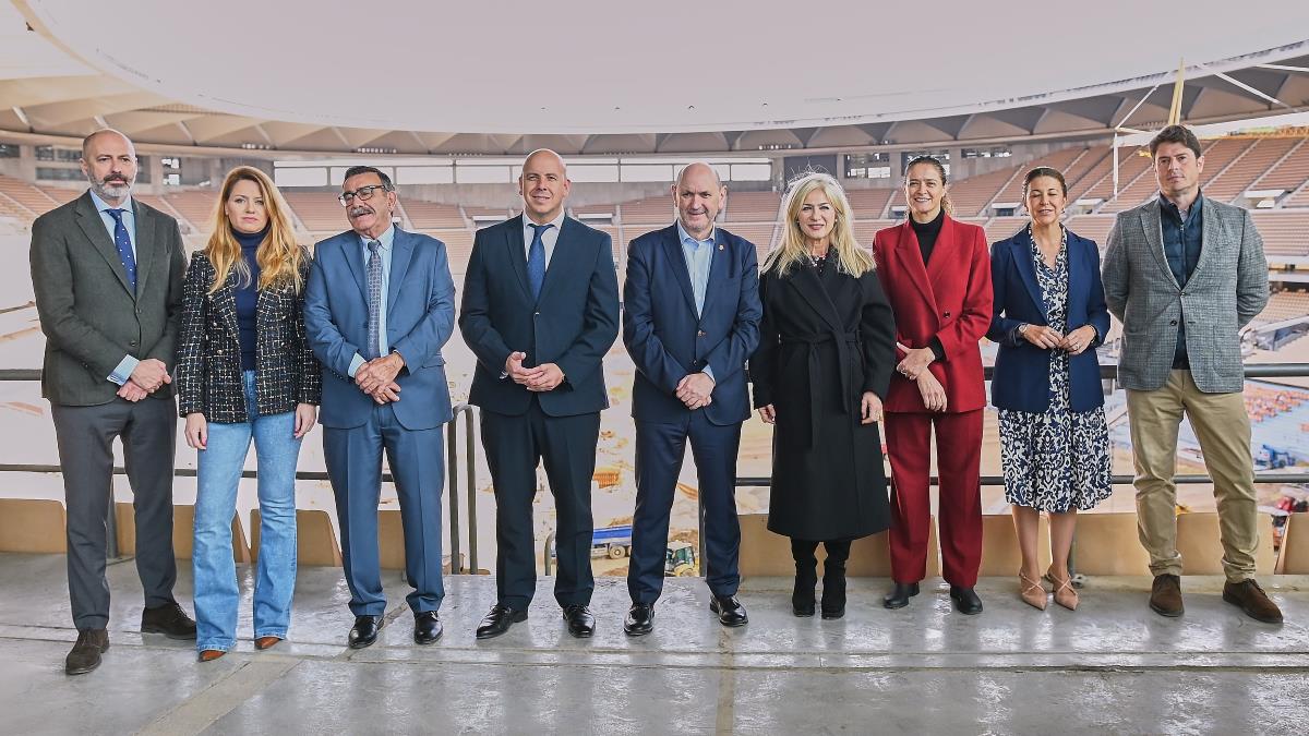 Visita a las obras del Estadio de La Cartuja de Sevilla | Salvador López Medina