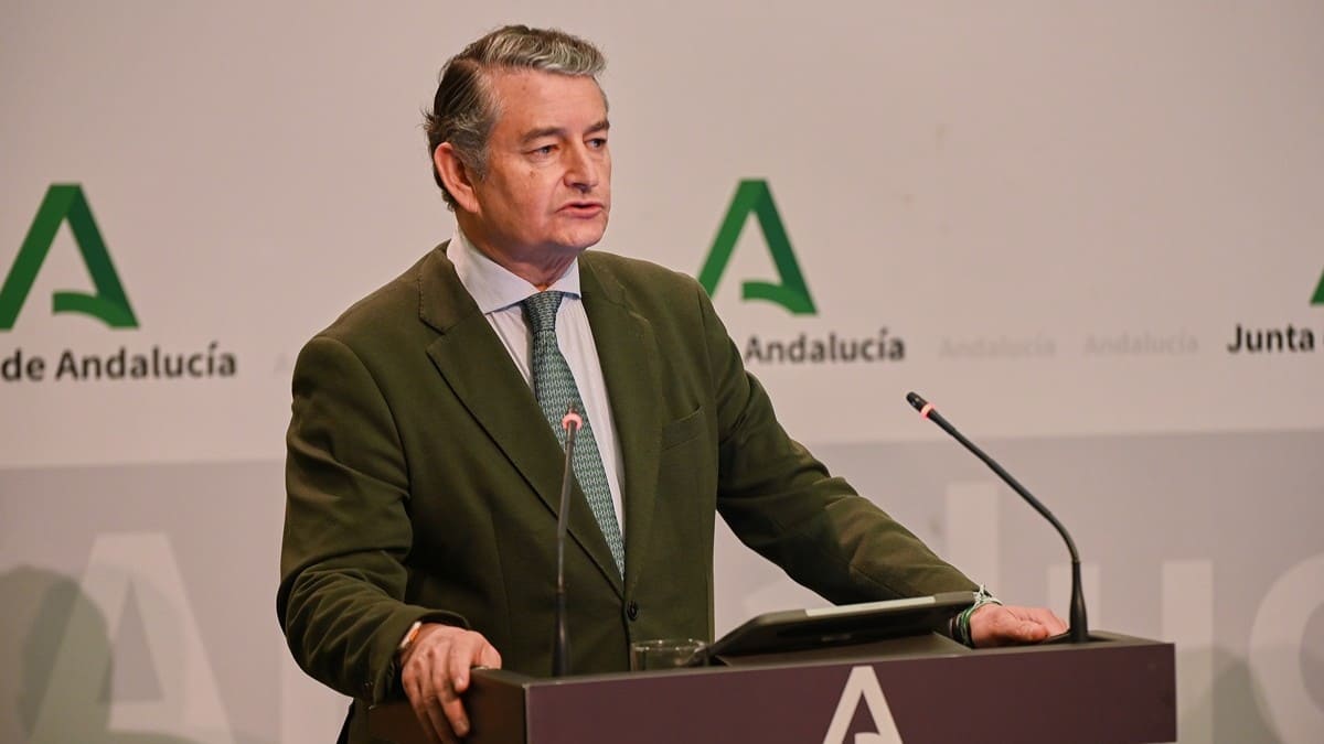 Antonio Sanz, durante su comparecencia tras el último Consejo de Gobierno | Salvador López Medina