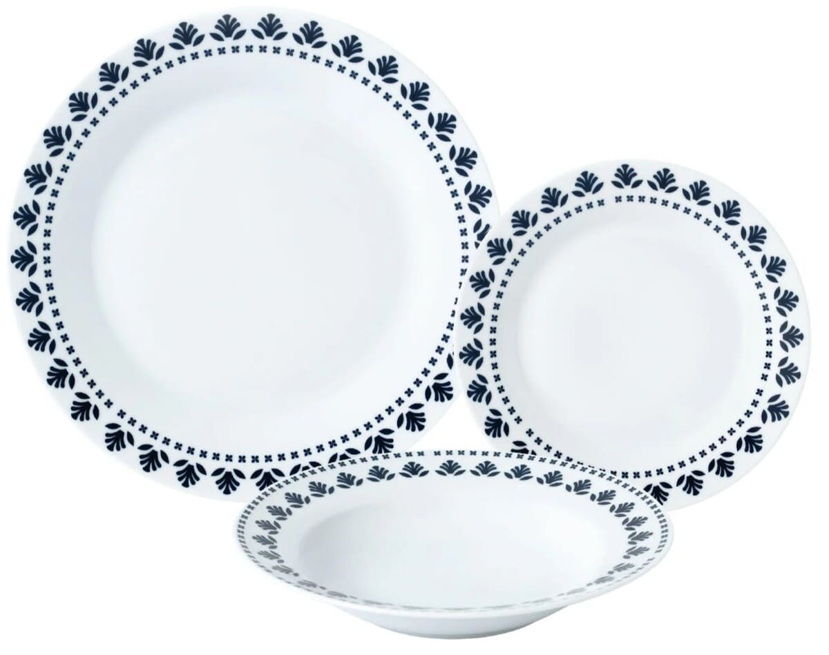 Vajilla de porcelana con cenefa SIMPL