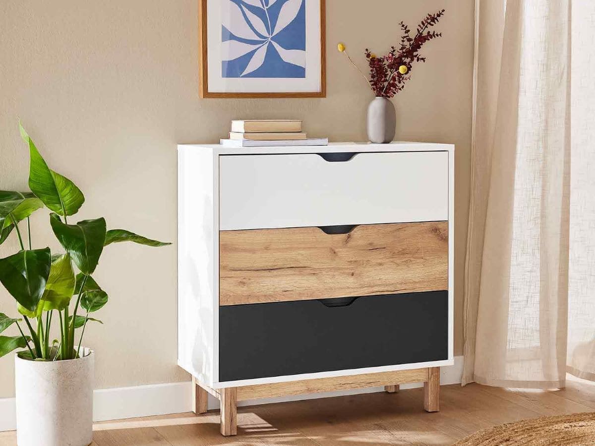 Cómoda con 3 cajones Livarno Home