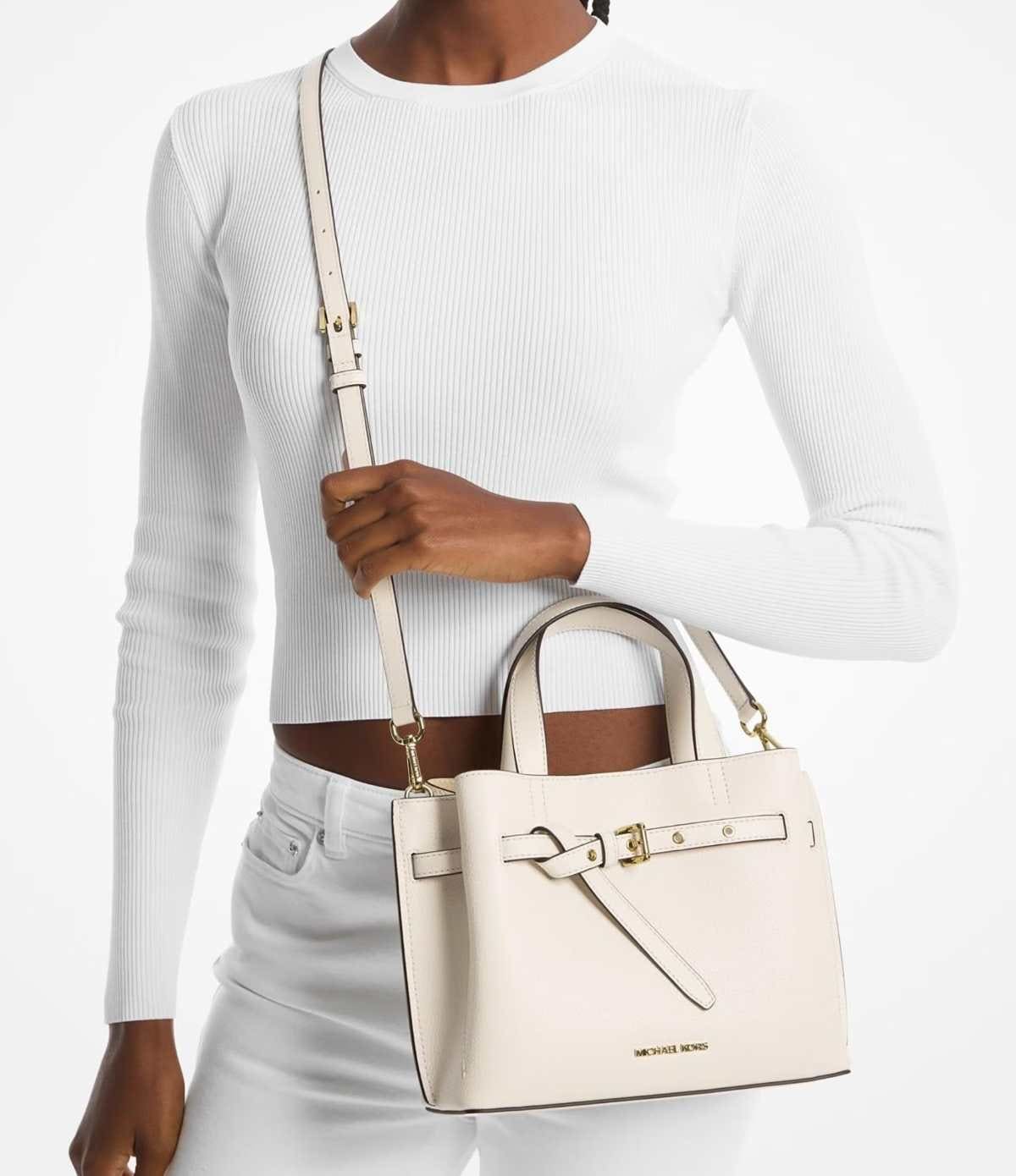 Michael Kors Bolso de mano satchel Emilia de piel convertible a bandolera