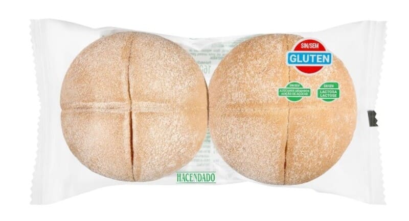 Pan redondo sin gluten Hacendado