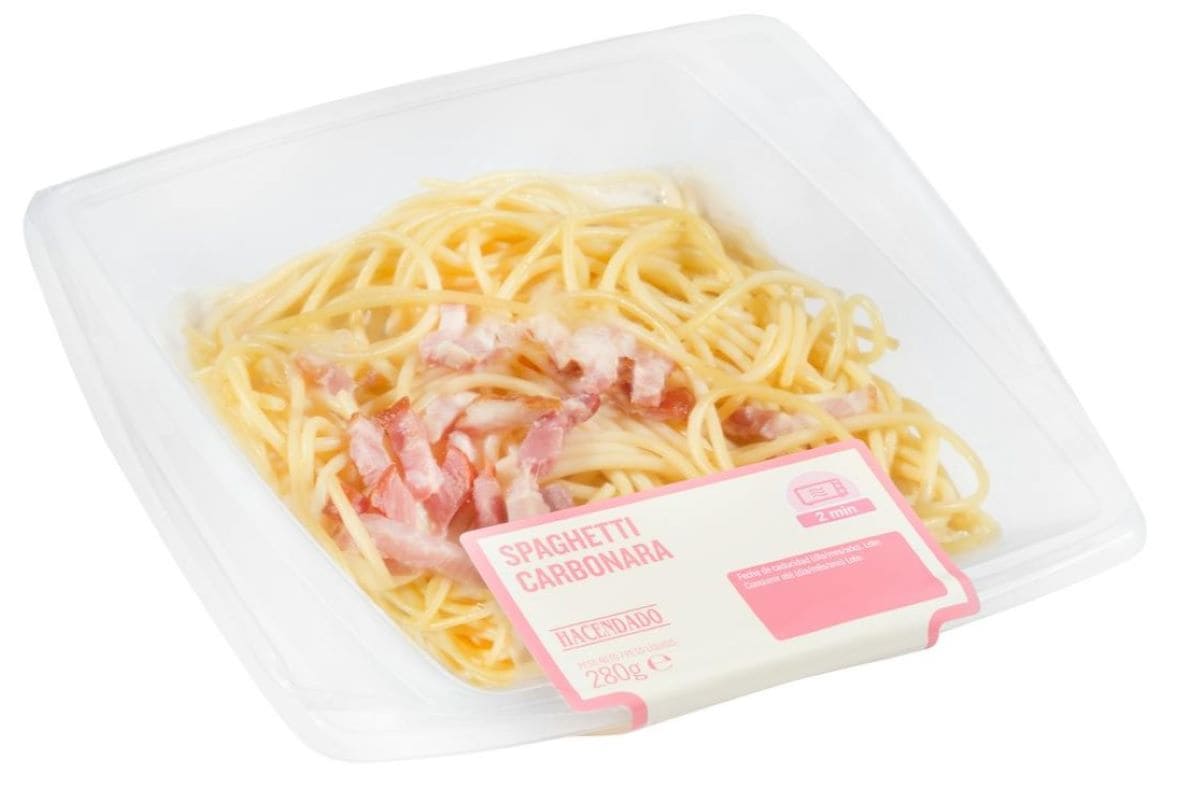 Spaghetti carbonara Hacendado