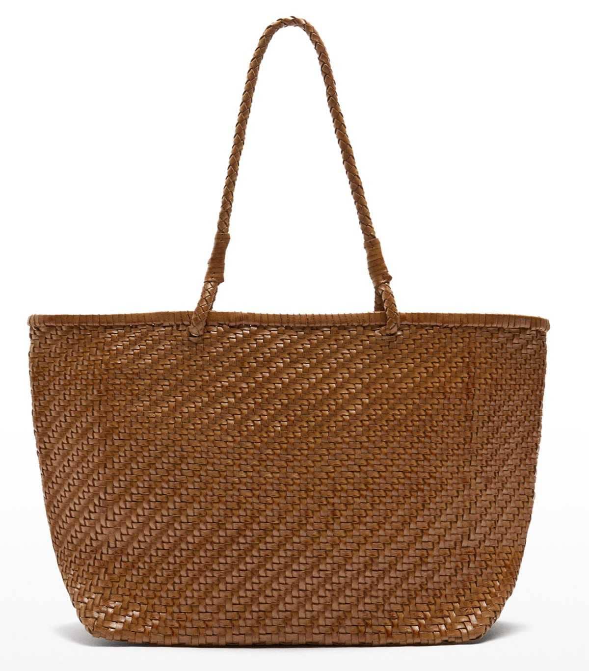 Bolso shopper de piel trenzada de Parfois