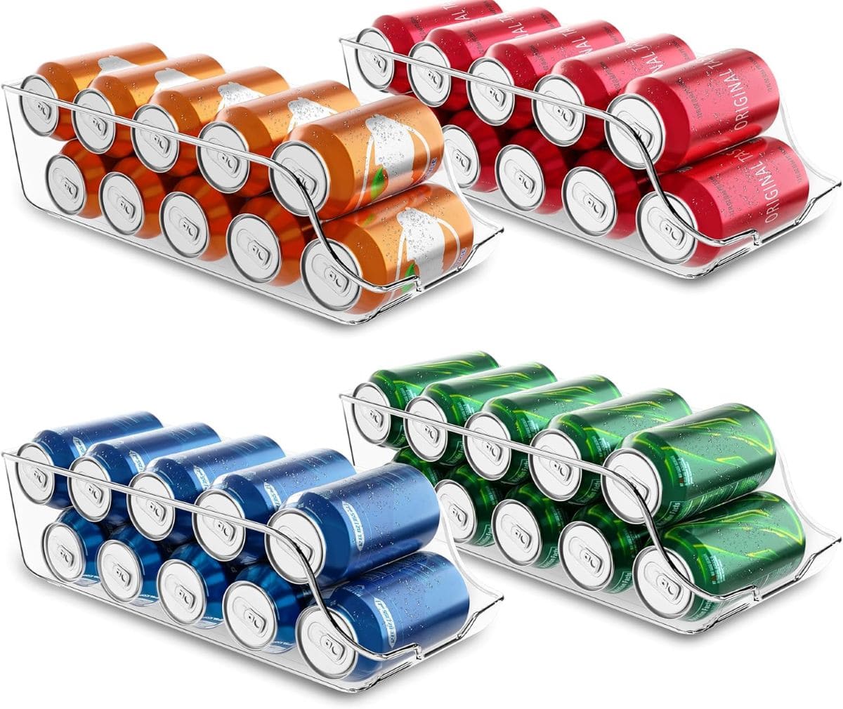 Organizador de latas para nevera KICHLY de Amazon