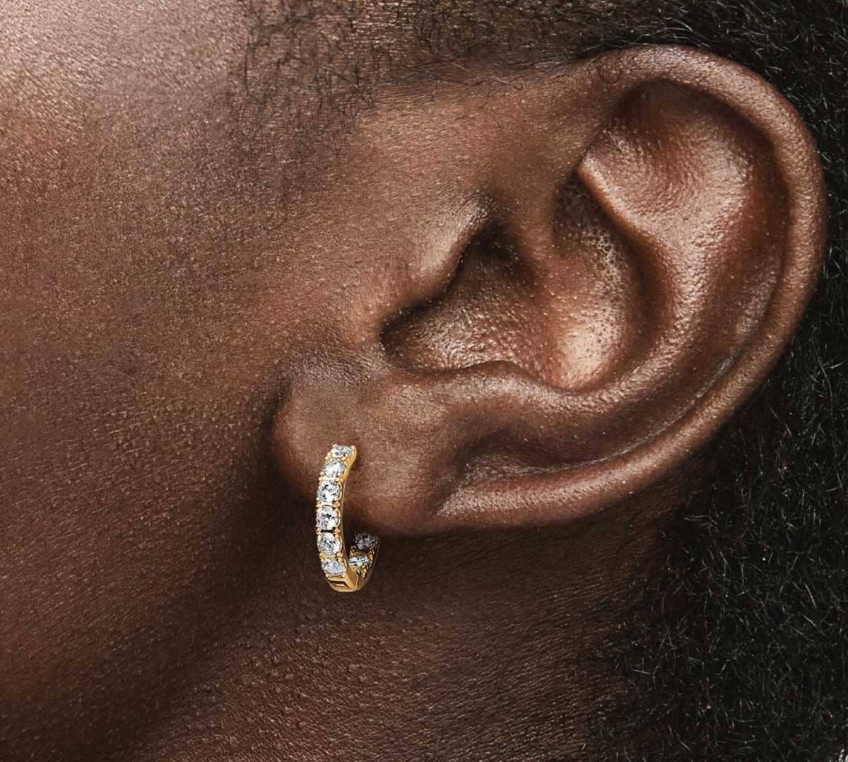 Pendientes de Aro Fila Brillante Eternidad de Pandora