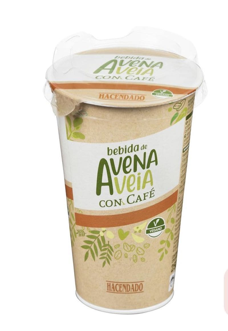 Bebida de avena con café Hacendado