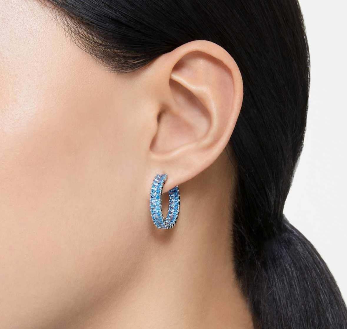 Pendientes de aro Matrix de Swarovski 1