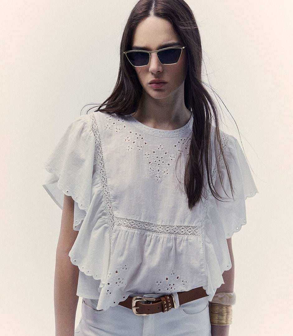 Sfera Blusa mariposa lace en El Corte Inglés