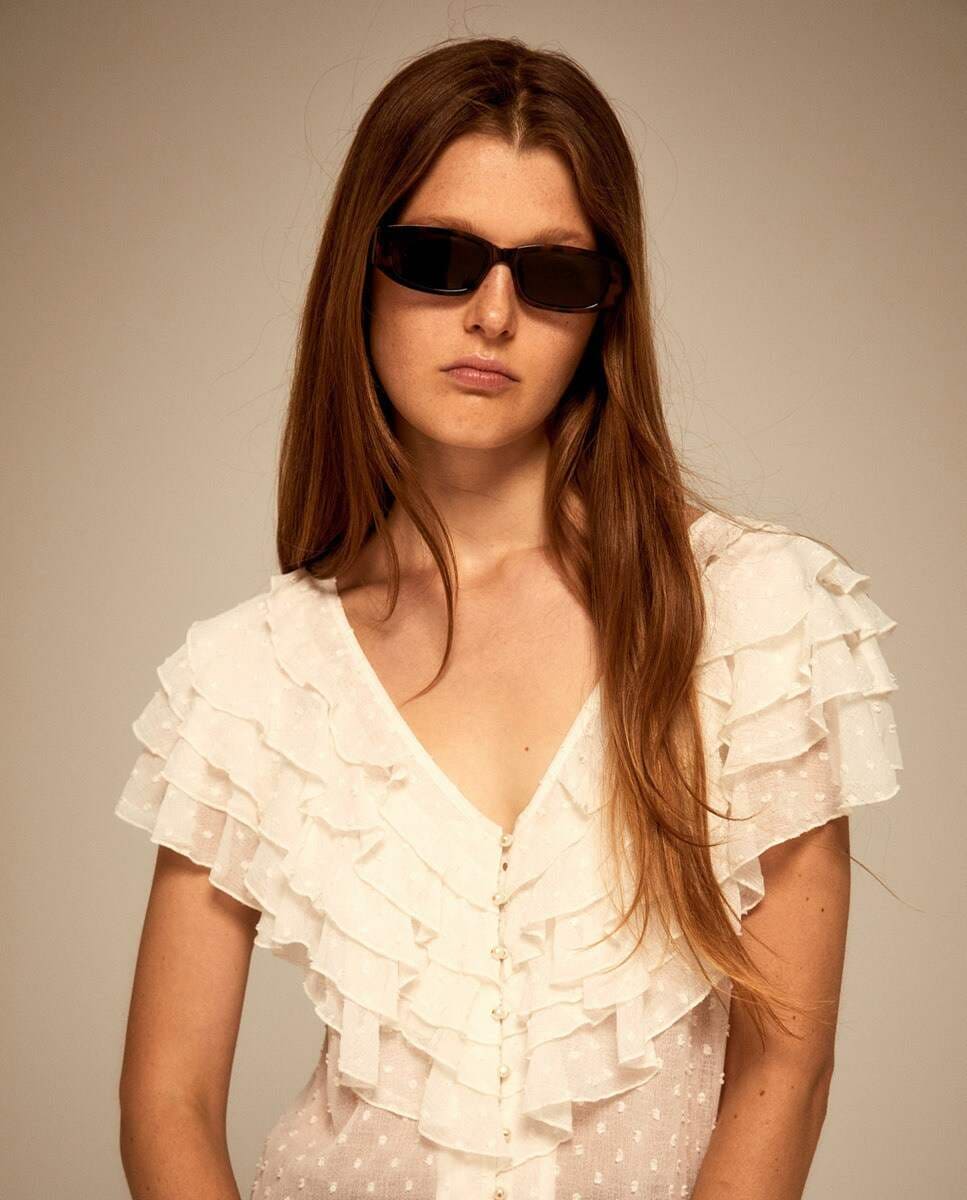 Sfera Blusa plumeti volantes en El Corte Inglés