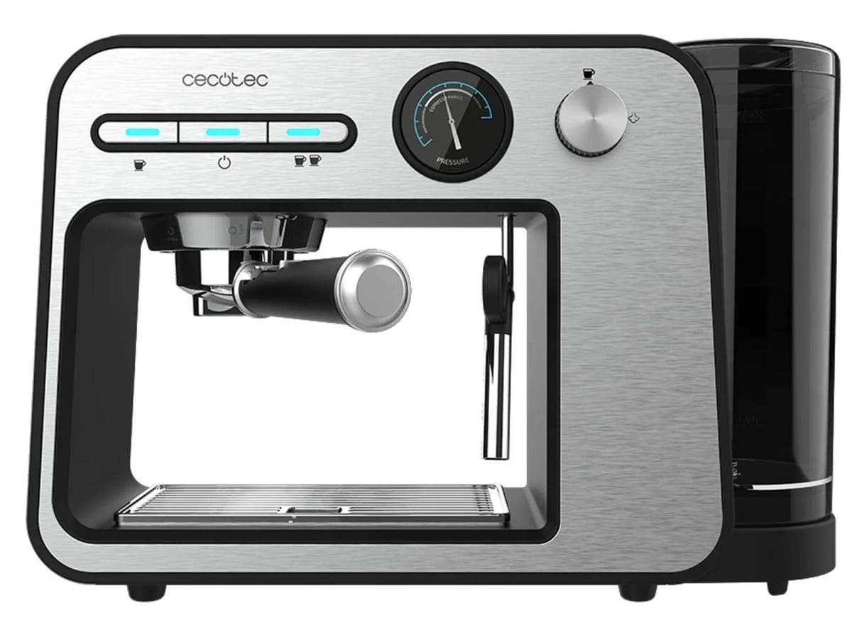La cafetera Expresso Manual Cecotec Power Espresso de 1450 W en Carrefour