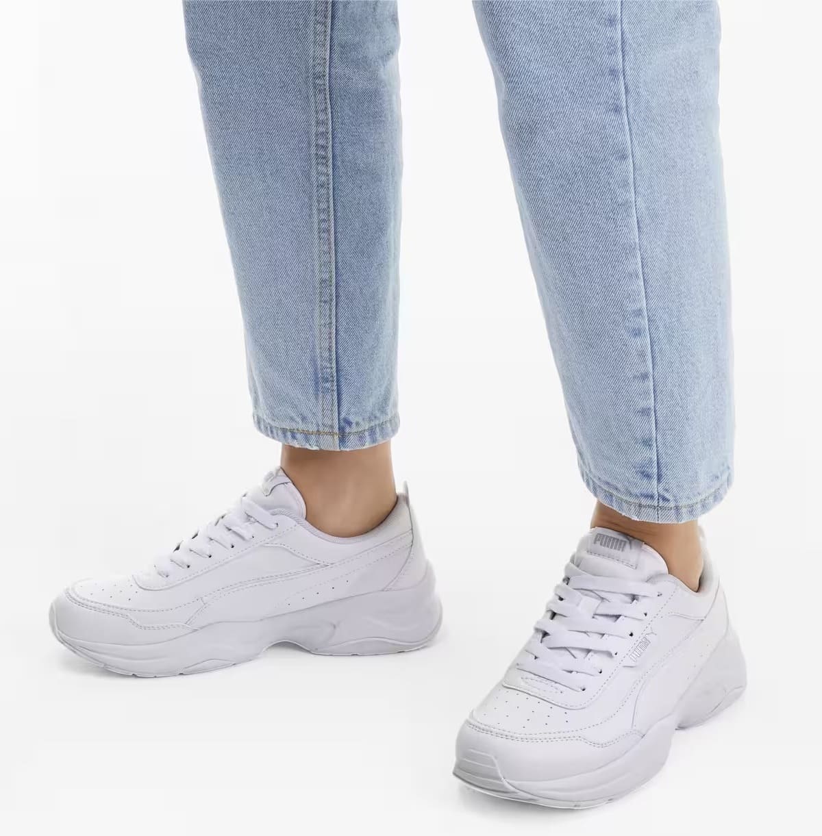 Las zapatillas para mujer Puma Cilia Mode en color blanco en Decathlon