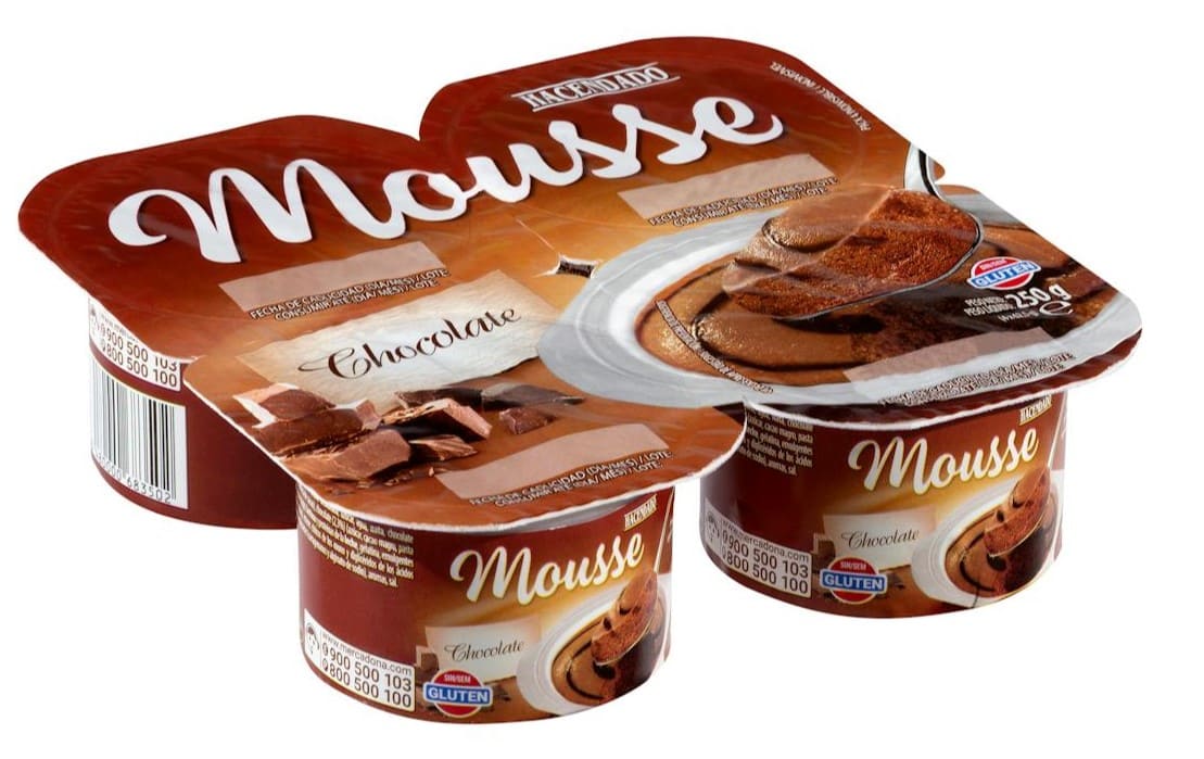 Mousse de chocolate Hacendado