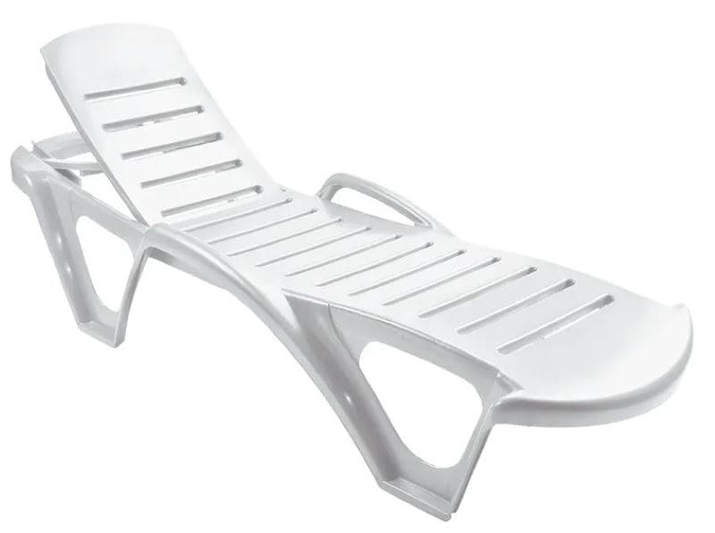 Tumbona de jardín apilable Garden