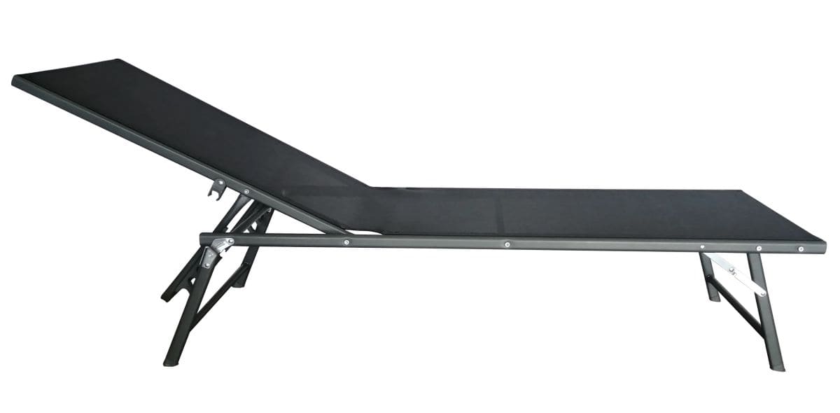 Tumbona de jardín de metal NATERIAL serie Mallorca