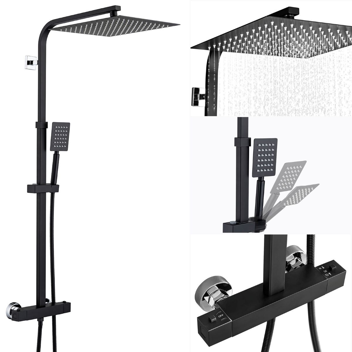 Sistema de ducha termoestática AURALUMMAX de Leroy Merlin