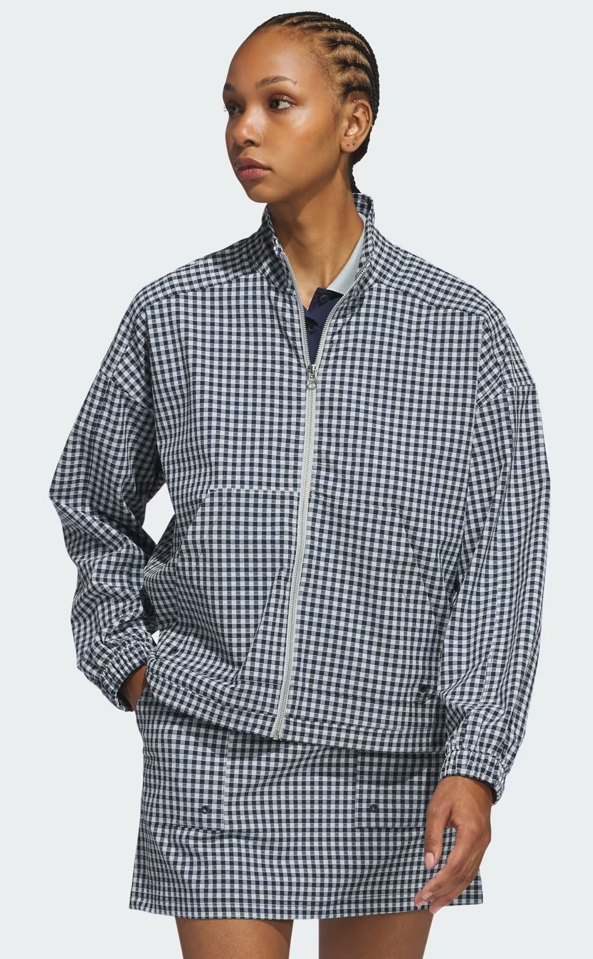 La nueva chaqueta vintage Ultimate365 Gingham de Adidas
