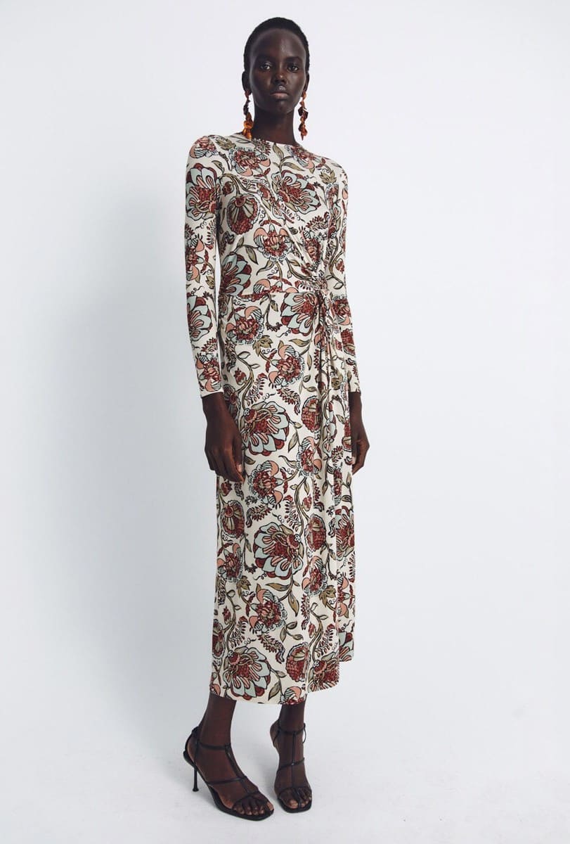 Sfera Vestido estampado nudo