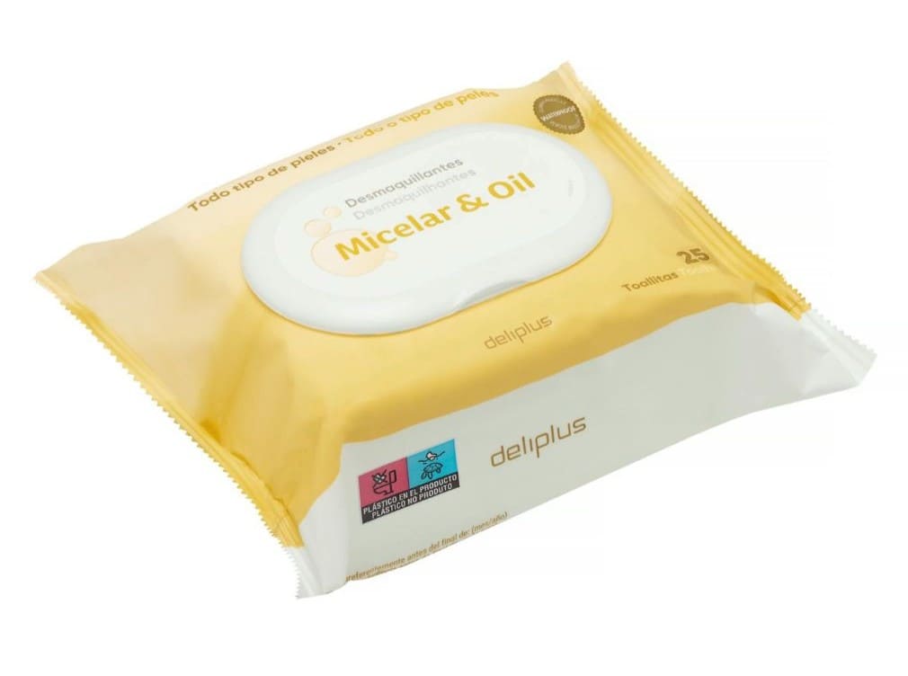 Toallitas desmaquillantes Micelar & Oil Deliplus