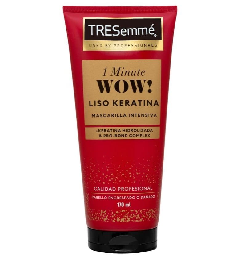 Mascarilla intensiva Liso Keratina 1 Minute Wow! TRESemmé (1)