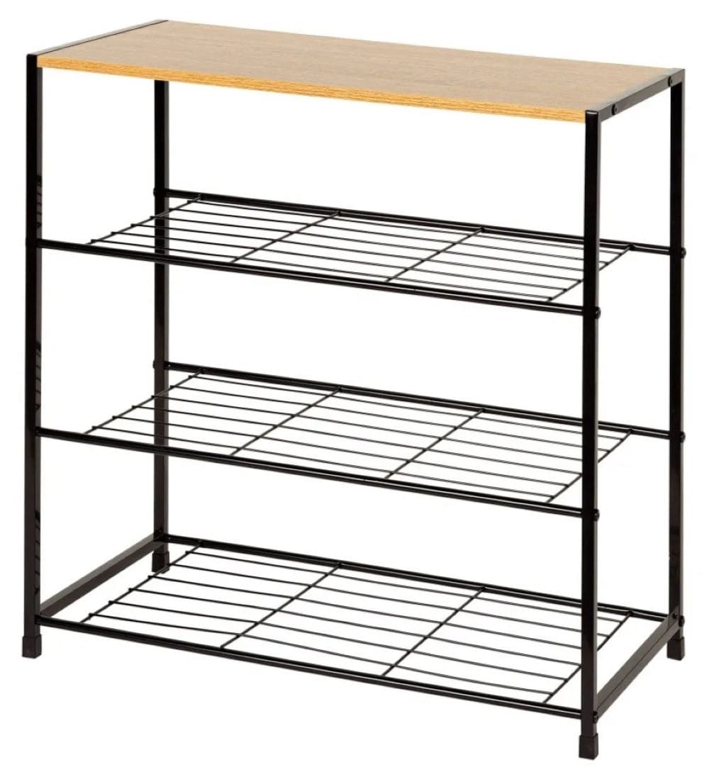 Zapatero metálico de 4 niveles Max Home