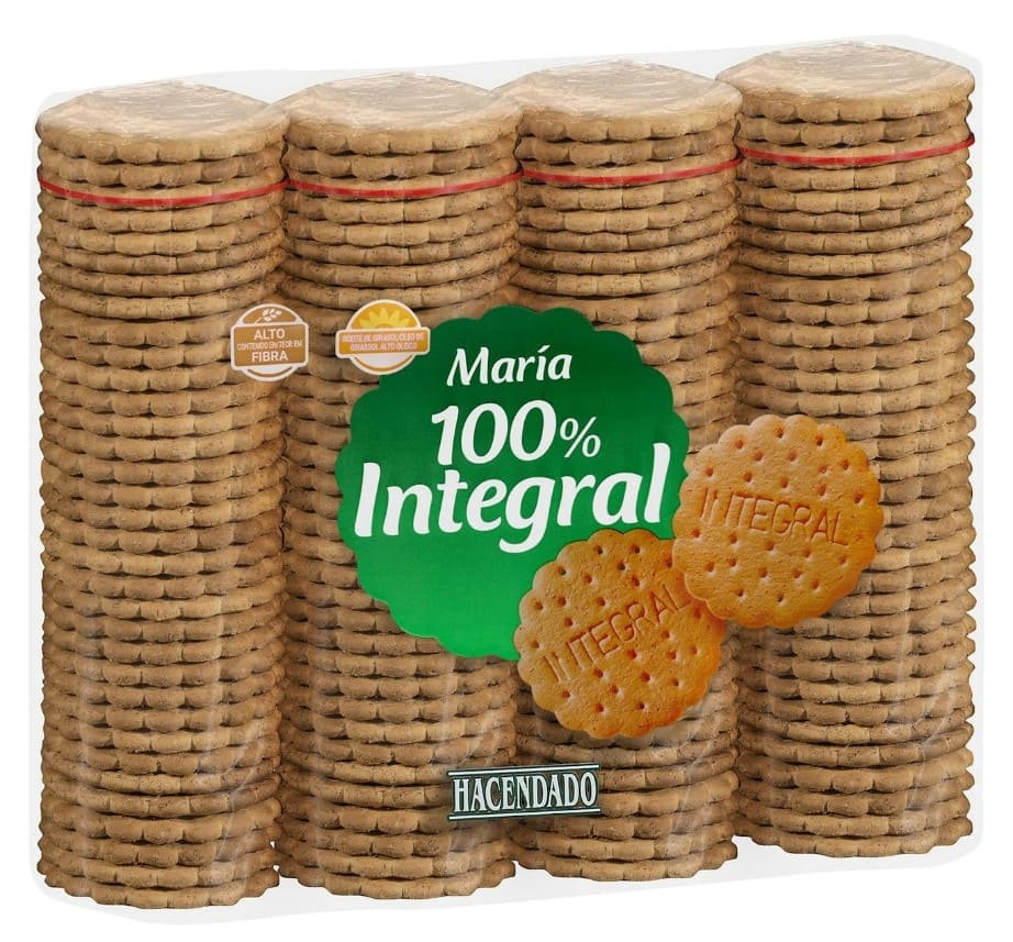 Galletas María Integral Hacendado