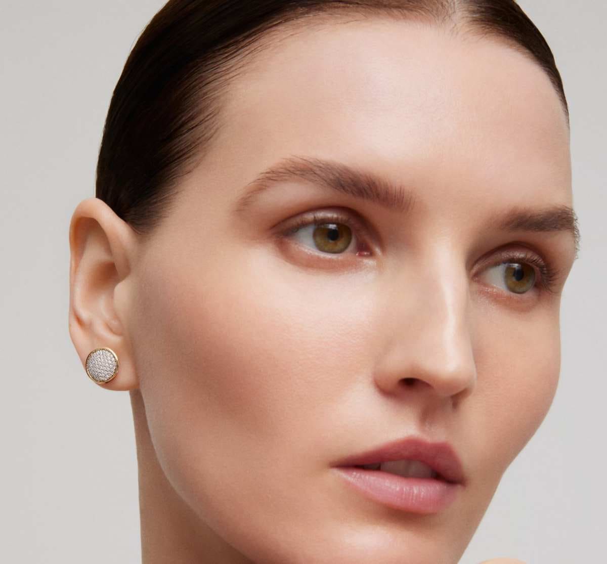 Pendientes de oro y oro blanco con diamantes TOUS ATELIER