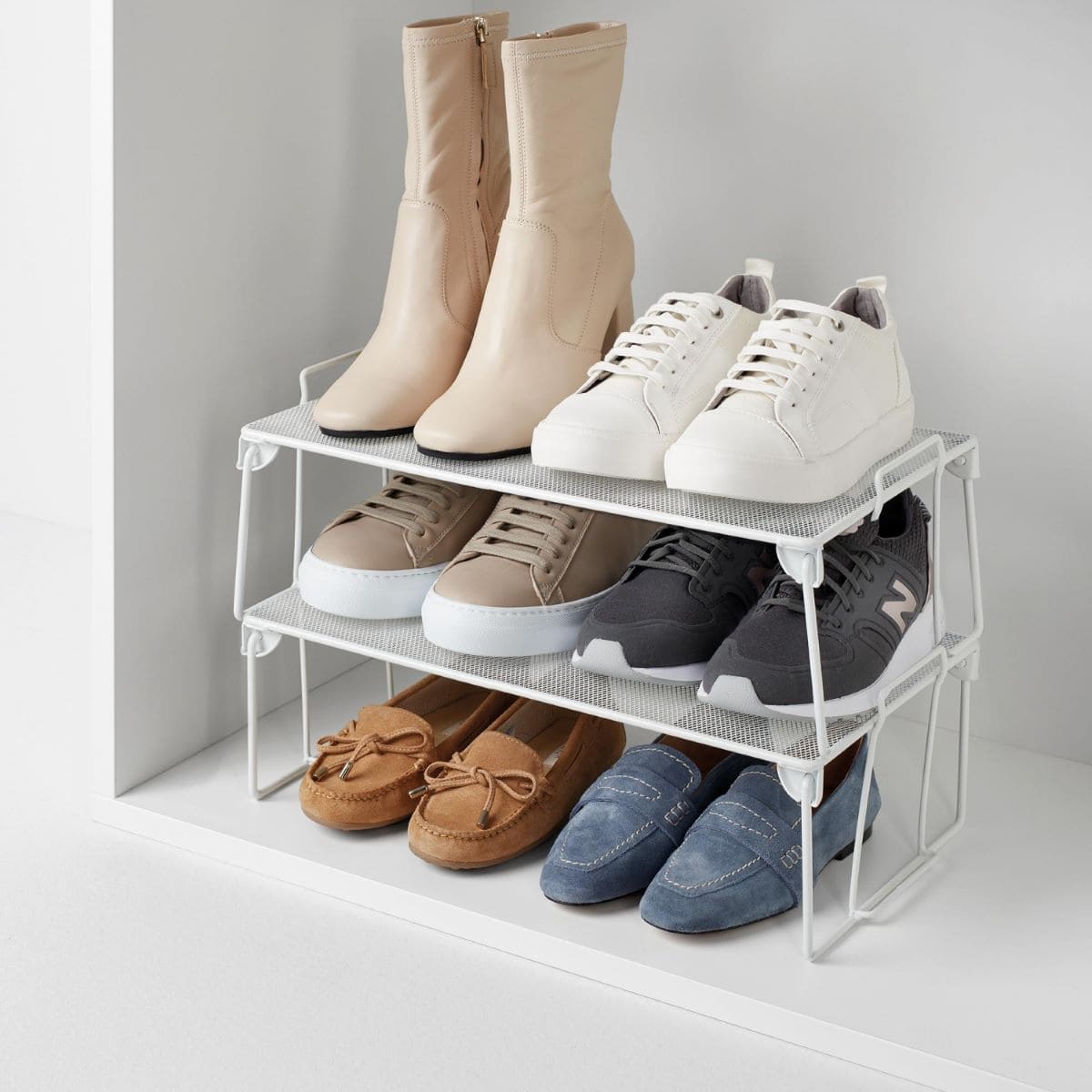 Estante apilable de acero RAYEN