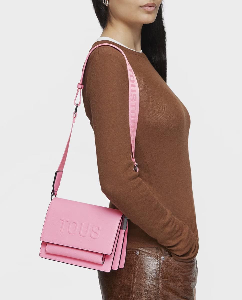 Bandolera pequeña Audree con solapa