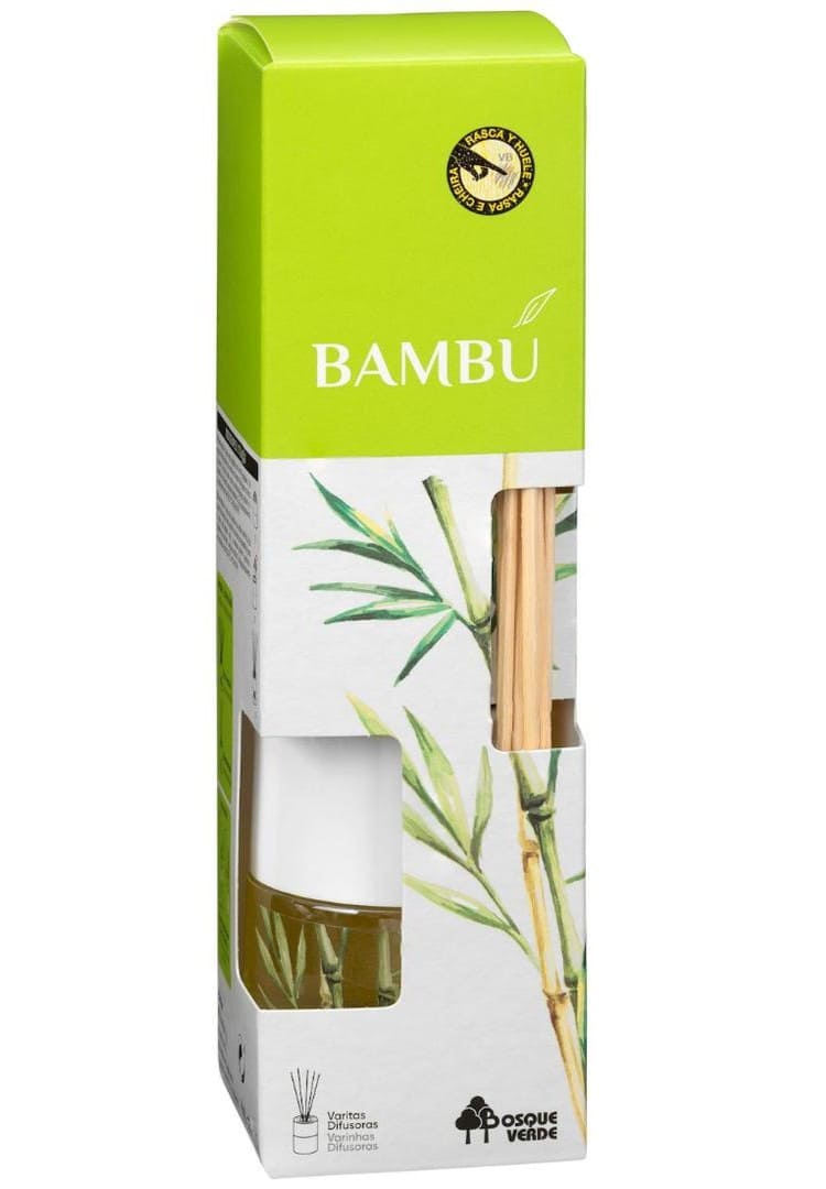 Ambientador varitas Bambú Bosque Verde