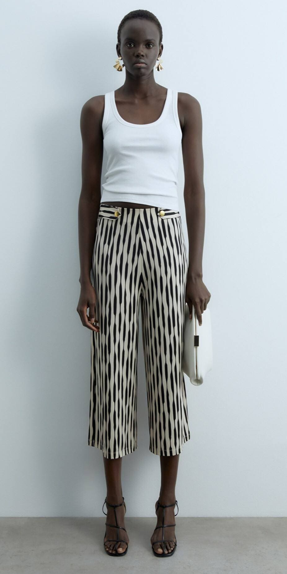 Pantalón fluido estampado de Sfera