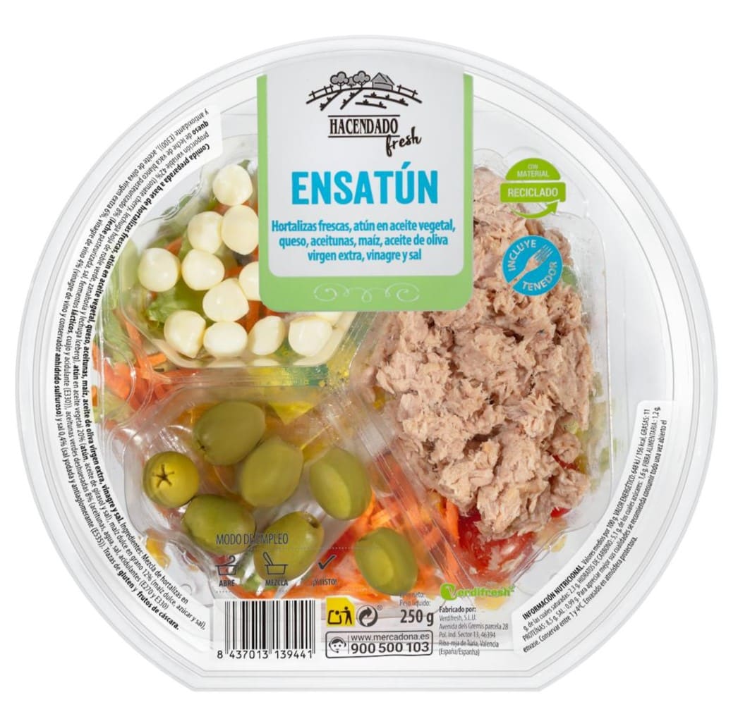 Ensalada ensatún Hacendado