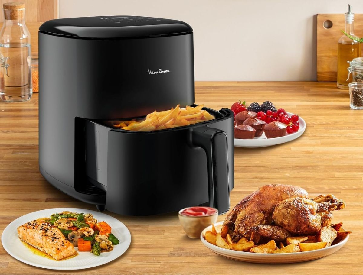Freidora de aire Moulinex Easy Fry Max 5L de Amazon