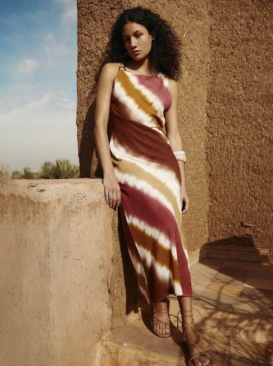 Vestido estampado de Sfera