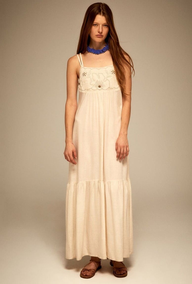 Vestido pechera acolchada de Sfera