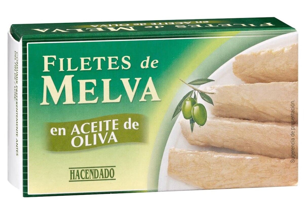 Filetes de melva en aceite de oliva Hacendado