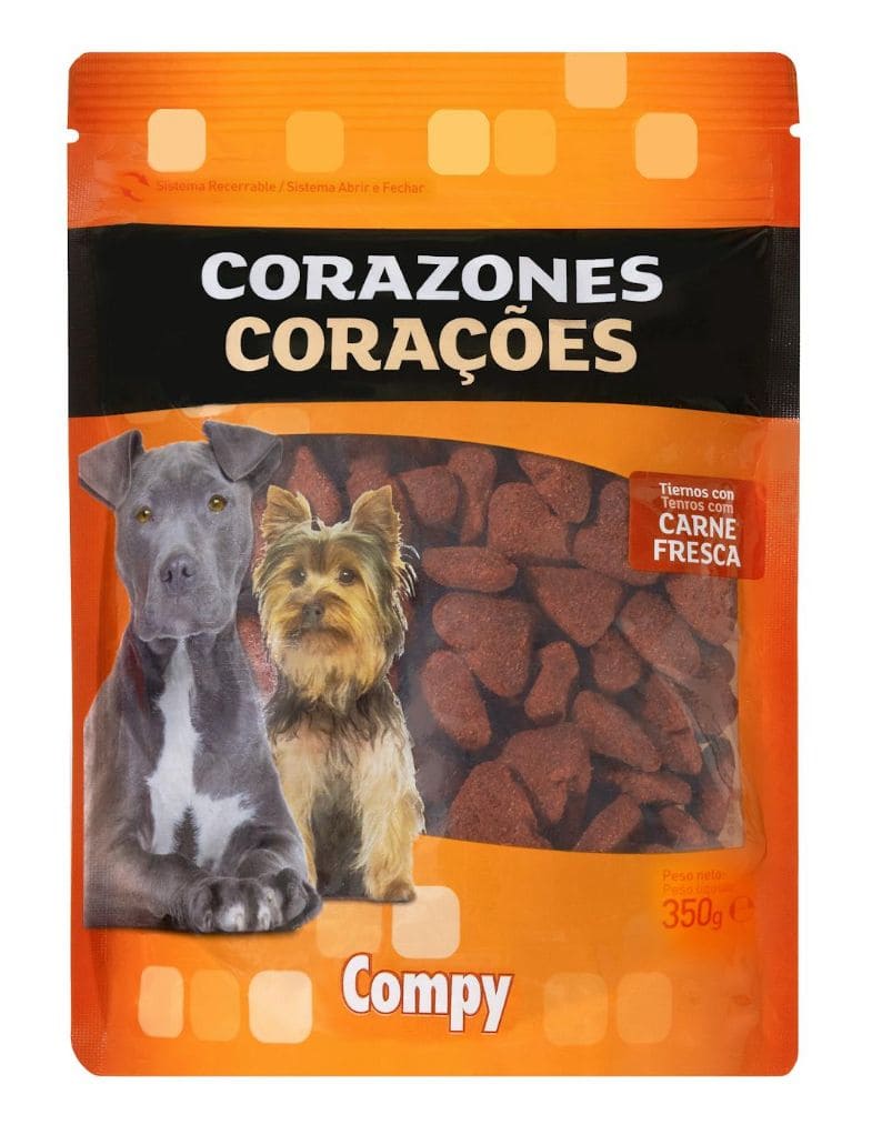 Snack corazones perro adulto Compy