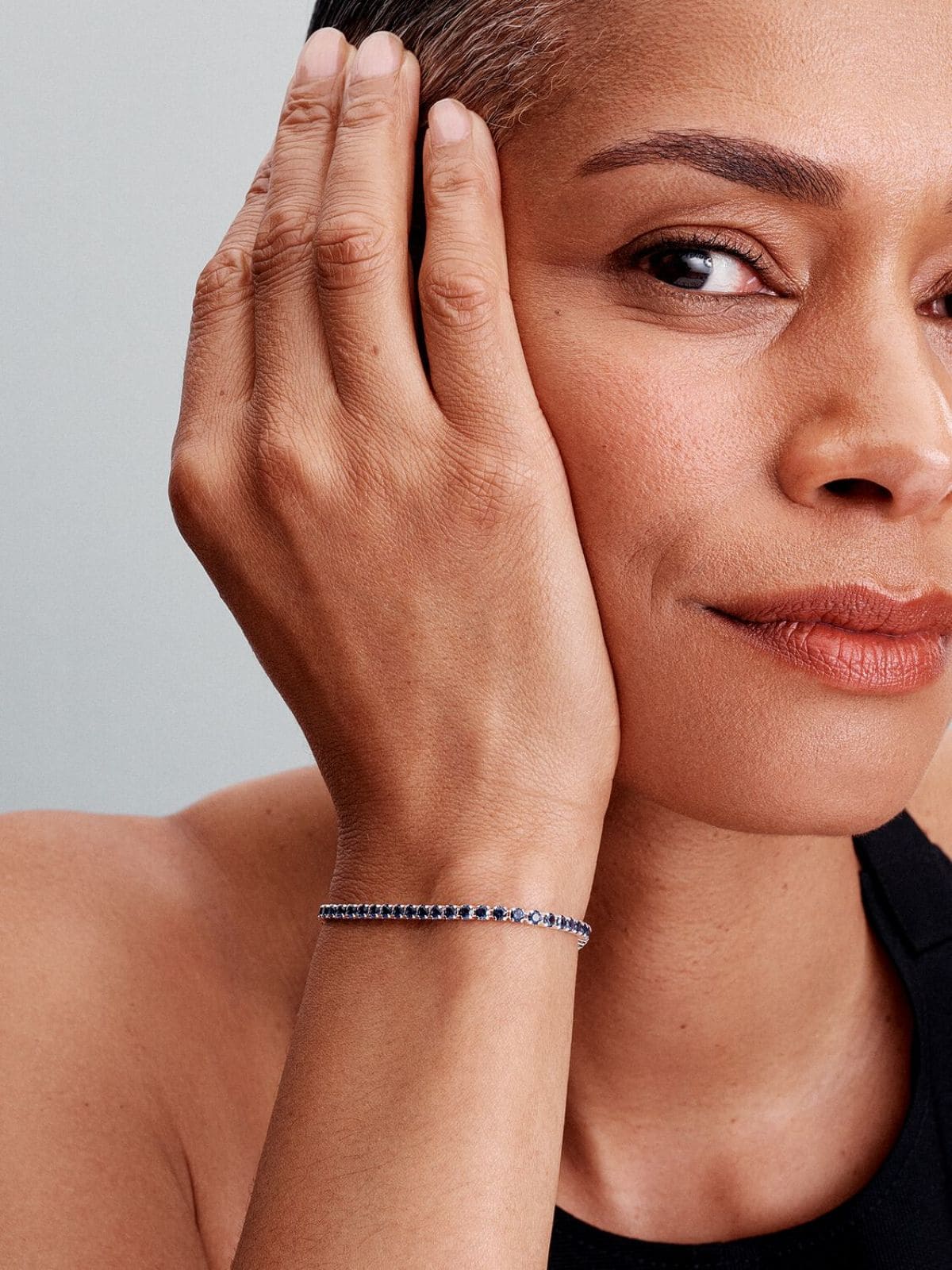 Pulsera Tenis Azul Brillante de Pandora