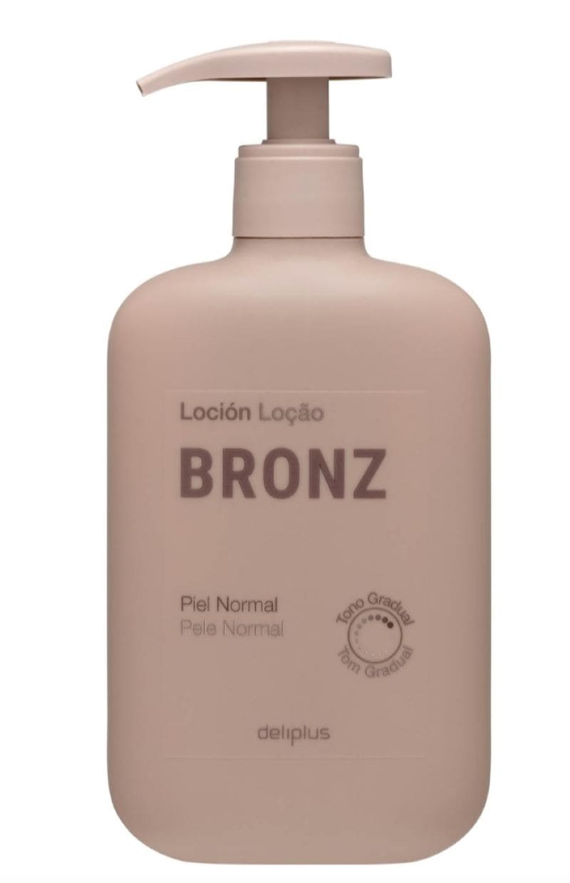 Loción corporal efecto bronceado Deliplus