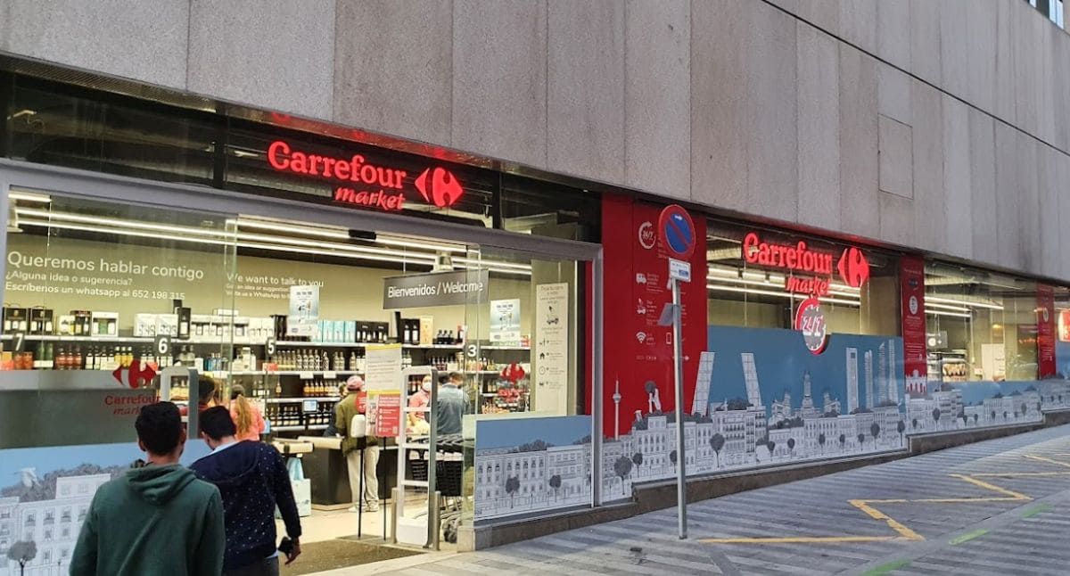 Carrefour Market calle de Tudescos en Madrid