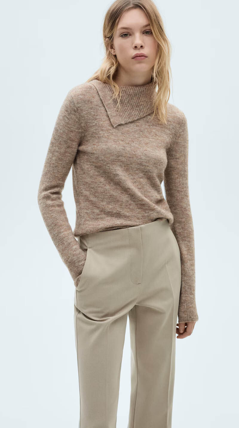 Pantalón Flare Tiro Medio