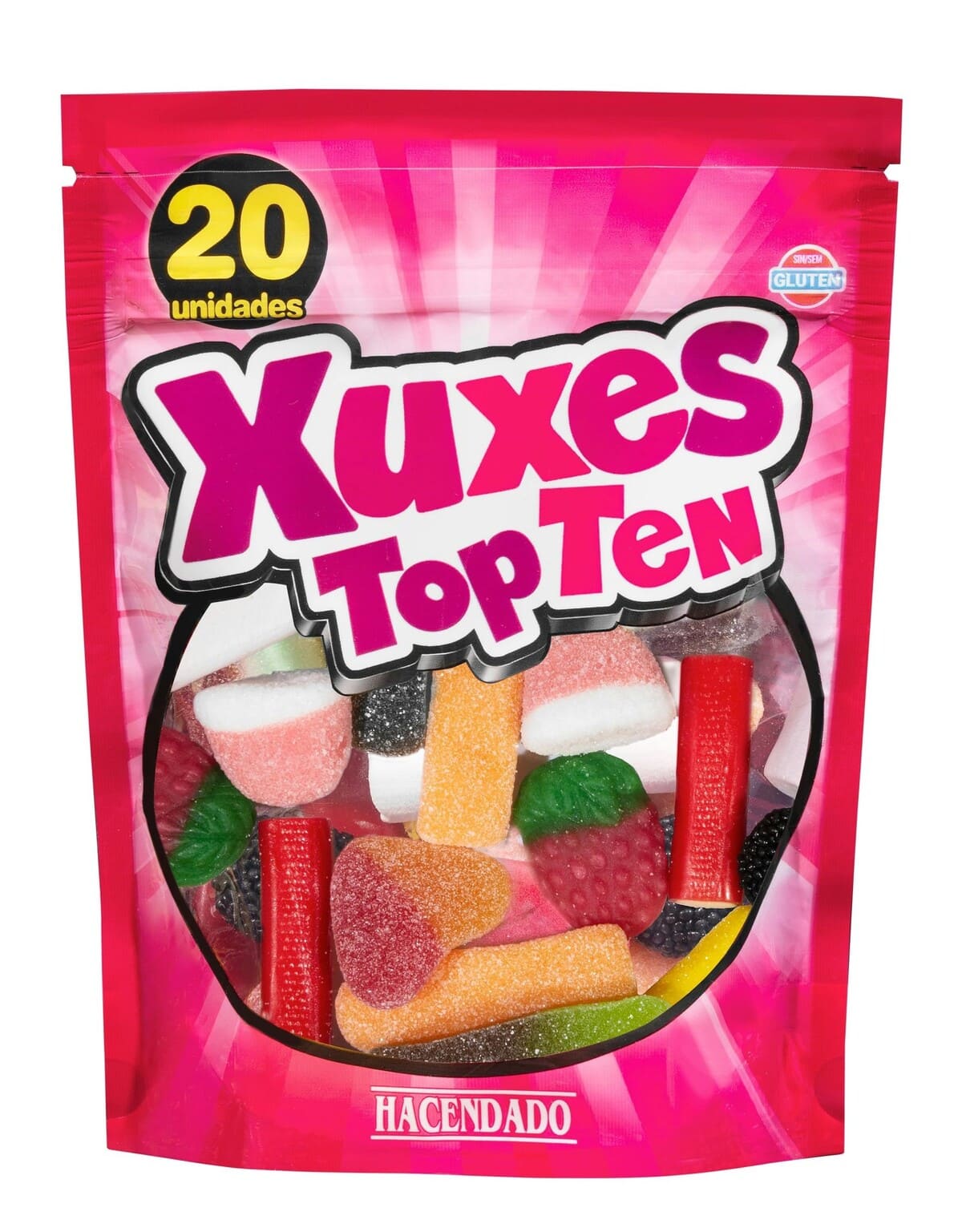 Golosinas Xuxes Top Ten Hacendado