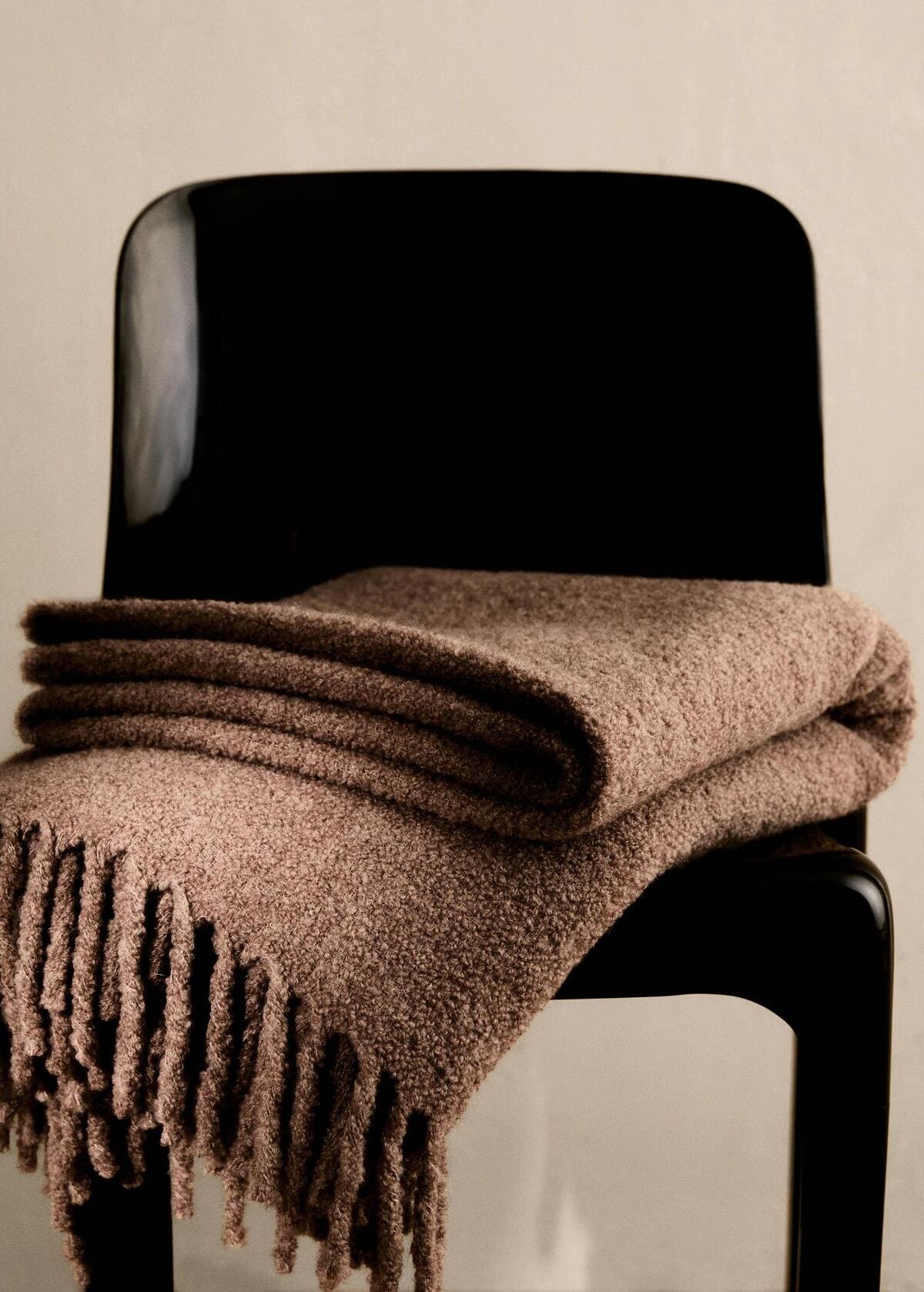 Manta de textura Bouclé