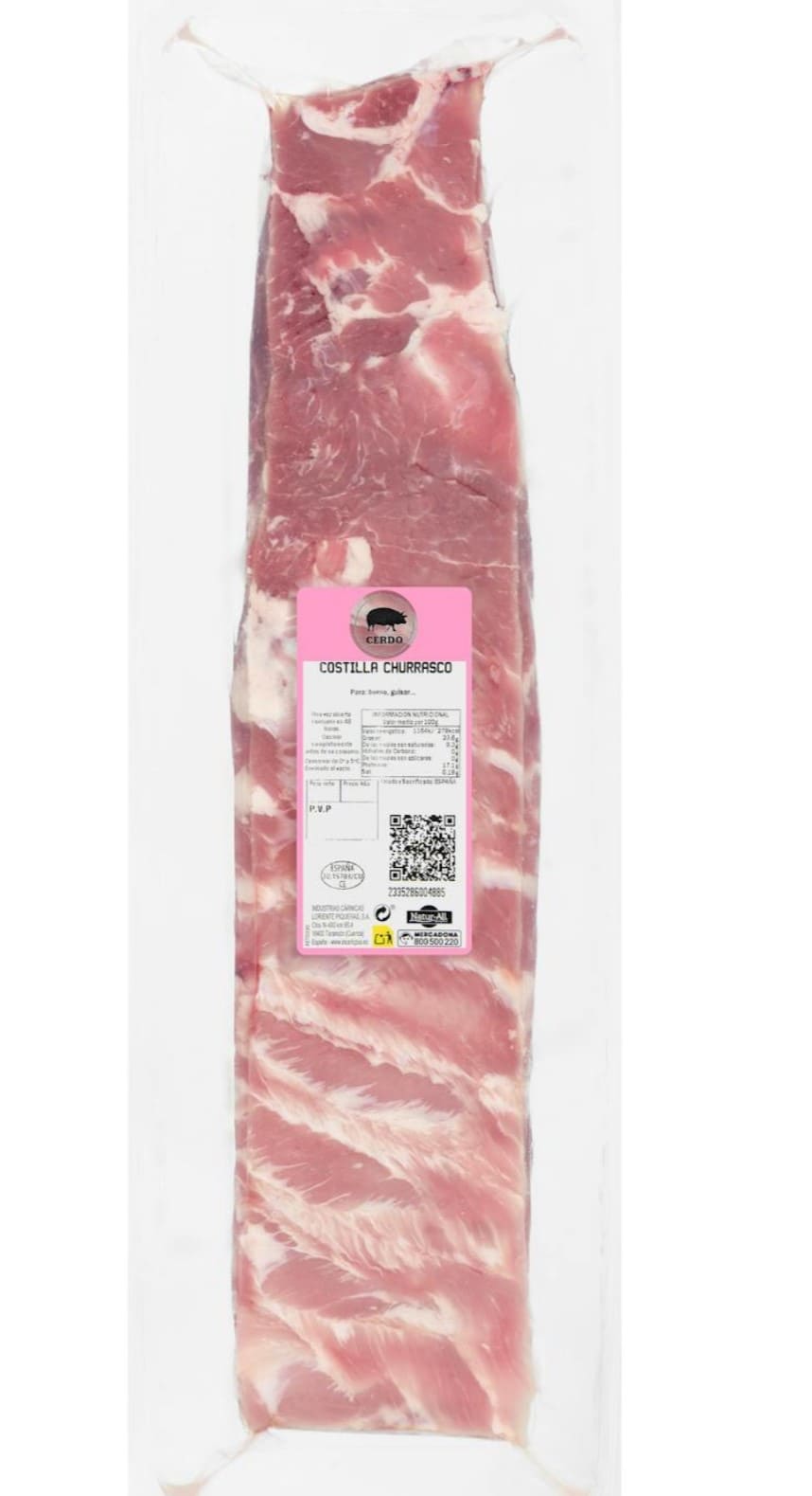 Costillas de cerdo churrasco