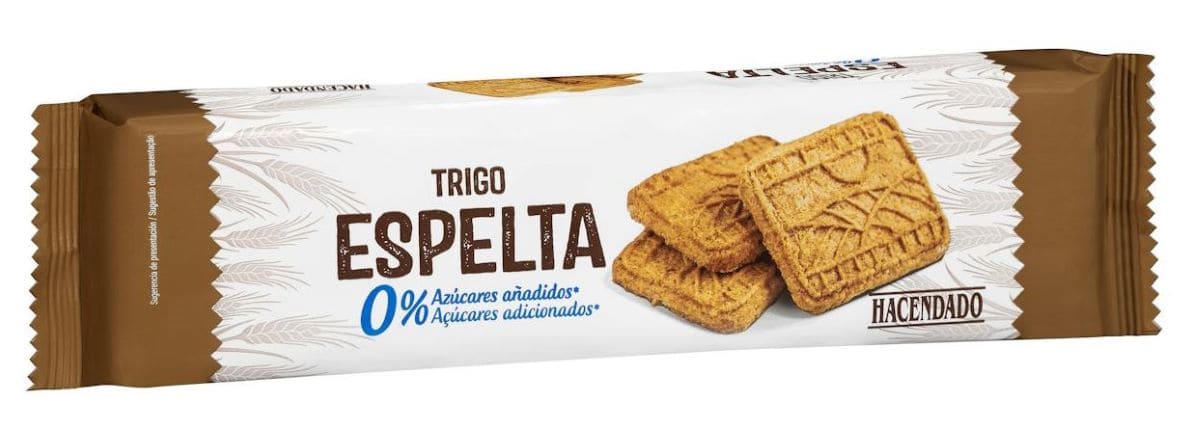 Galletas de espelta Hacendado sin azúcares añadidos