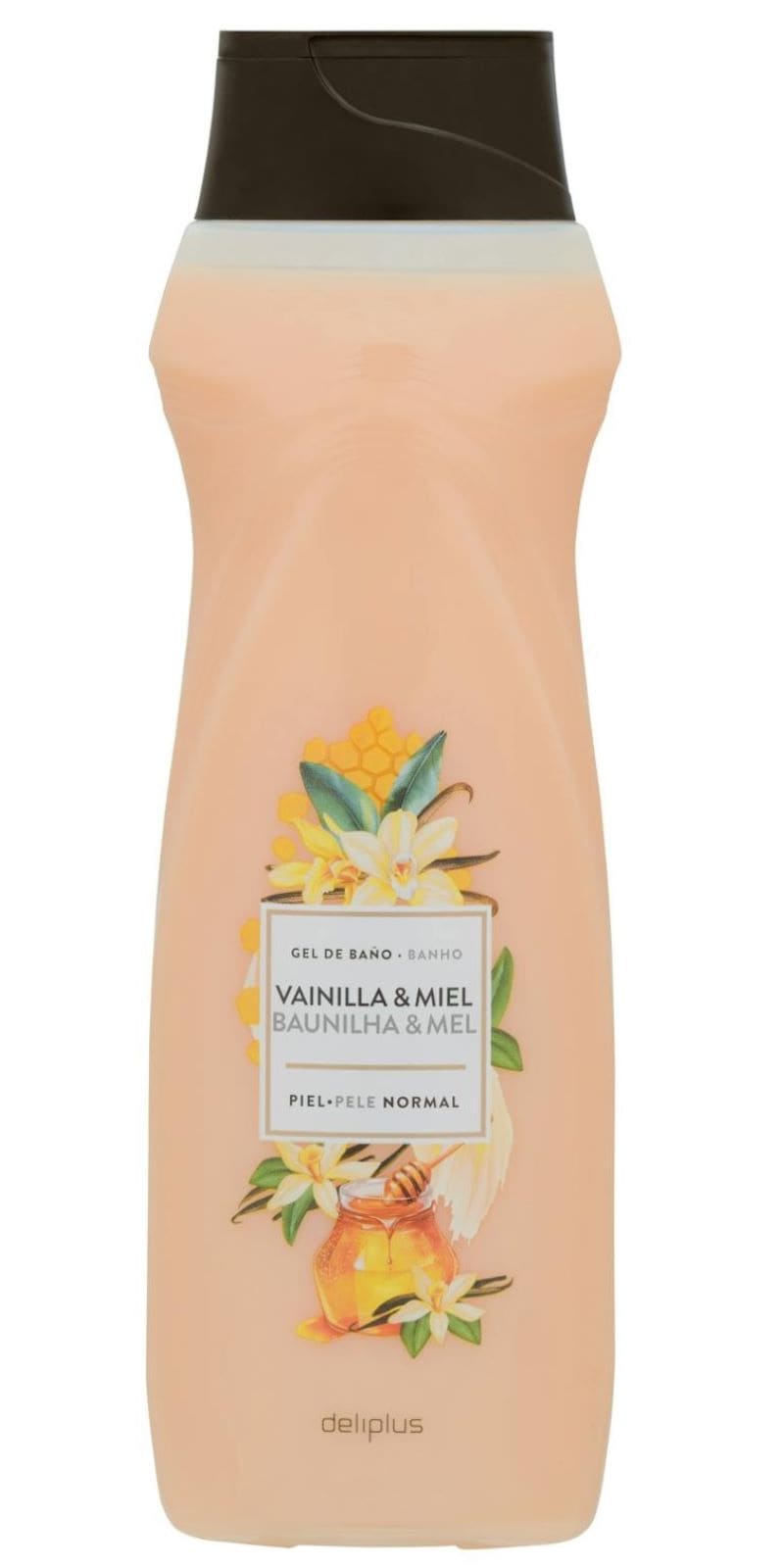 Gel de baño vainilla y miel Deliplus